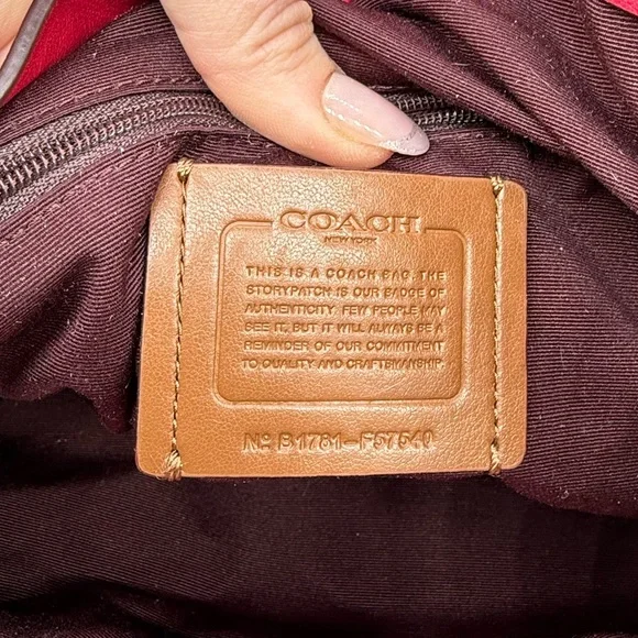 Coach Legacy Edie Jacquard shoulder bag - Picture 12 of 13